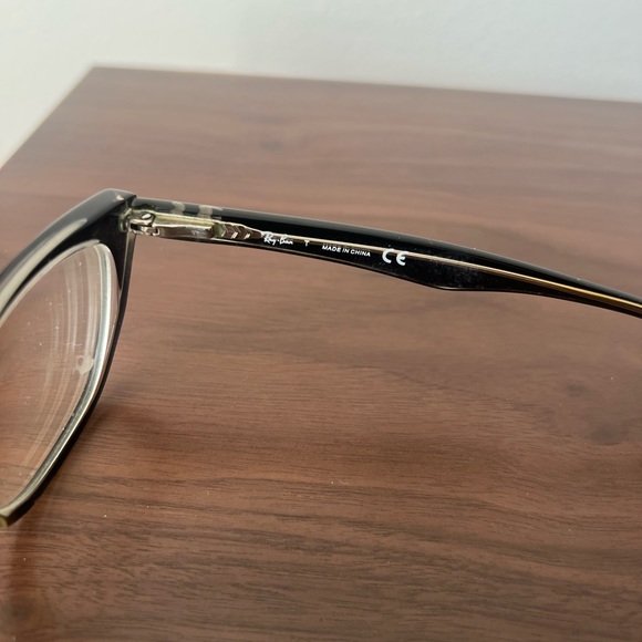 RayBan Eyeglasses Frame Black Cat Eye- USED - Picture 6 of 10
